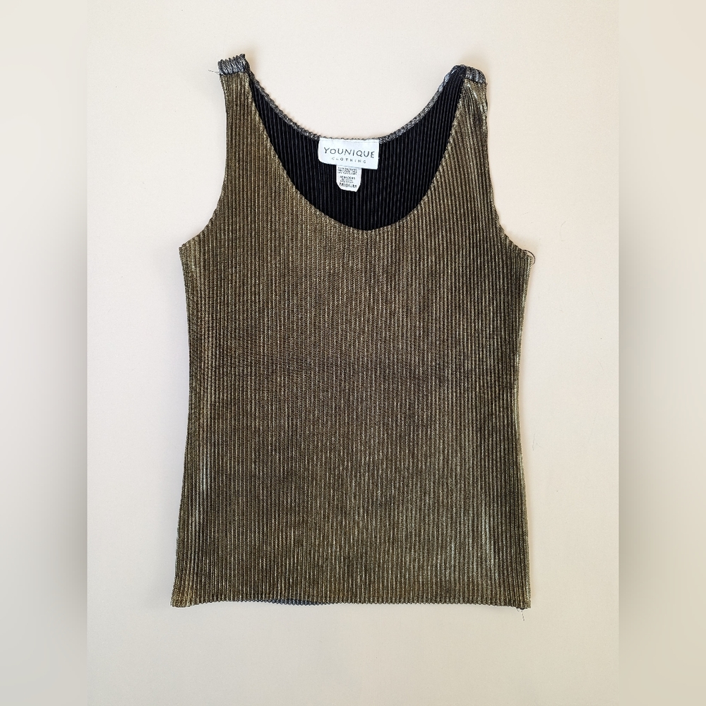 Vintage Younique Clothing Pleated Dressy Tank Top